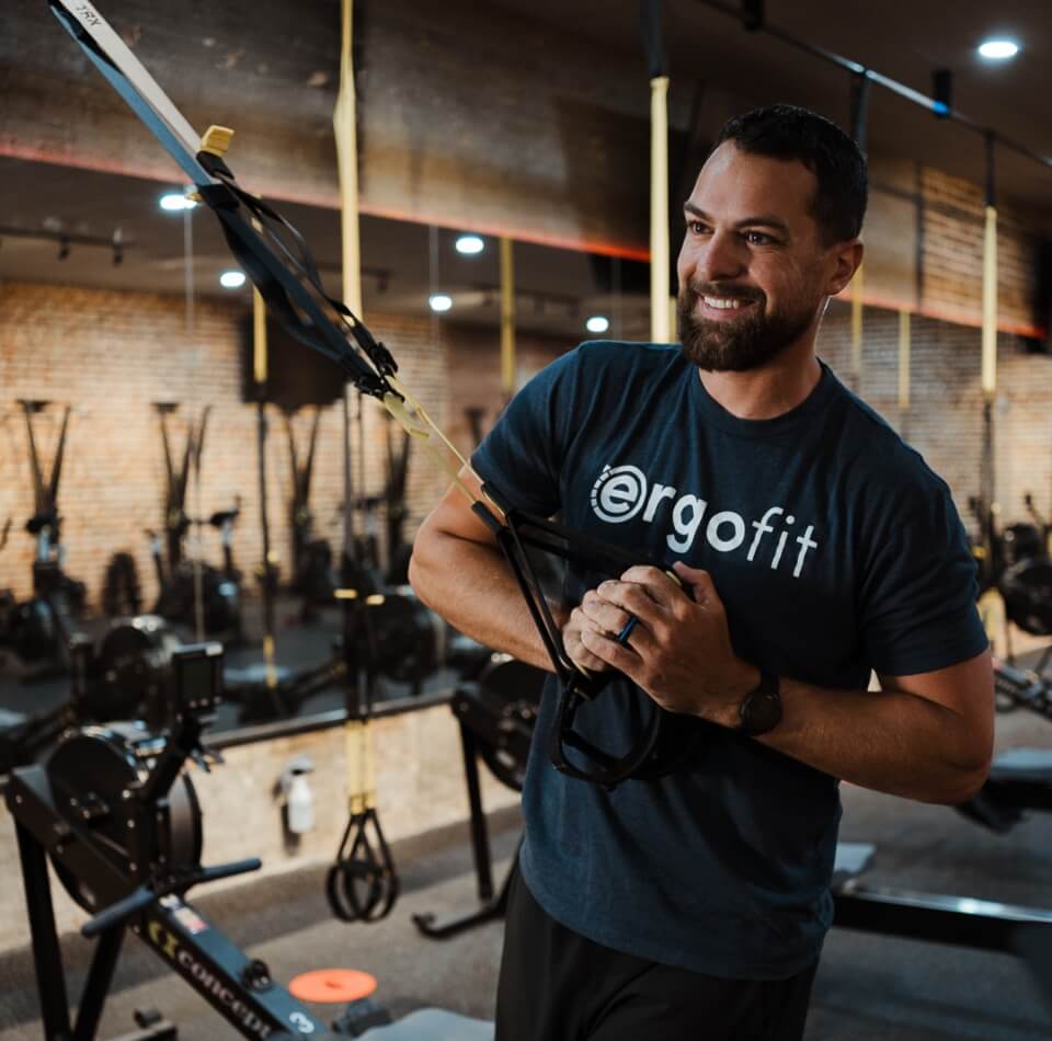 Home 1 ErgoFit man working out